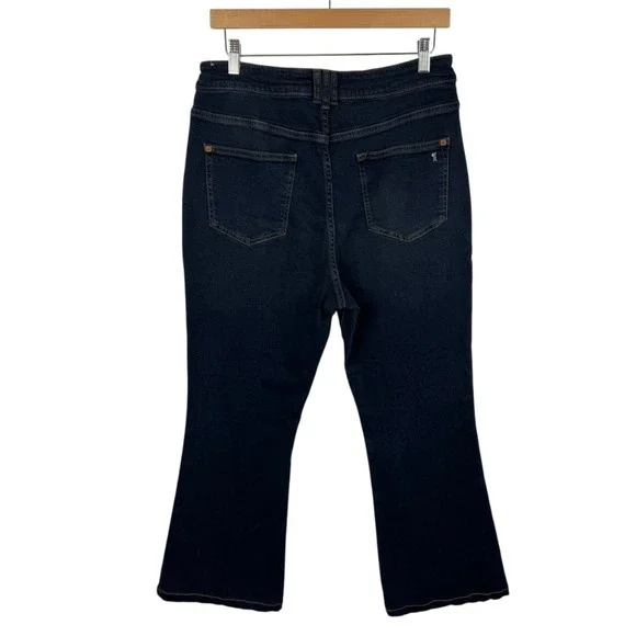 Pilcro Dark Blue Flare Jeans - Picture 6 of 13